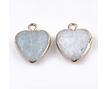 Colgante Corazón Facetado | Amazonita