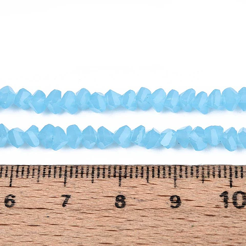 Cristal Triangular 4mm | Celeste 