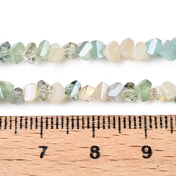  Cristal Triangular 4mm | Turquesa Matizado