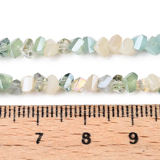 Cristal Triangular 4mm | Turquesa Matizado