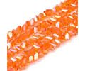 Cristal Triangular 4mm | Naranjo Tornasol