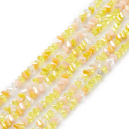 Cristal Triangular 4mm | Amarillo Matizado