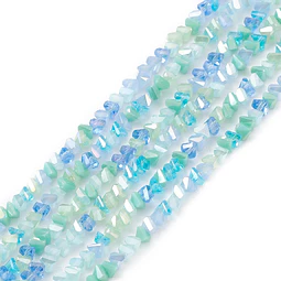 Cristal Triangular 4mm | Celeste Matizado
