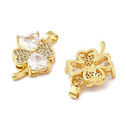  Colgante de Trebol | Baño de oro 18k