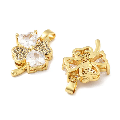 Colgante de Trebol | Baño de oro 18k