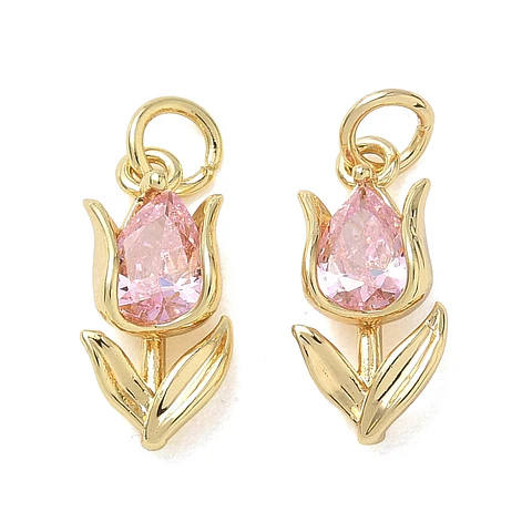 Colgante de Tulipan | Baño de oro 18k