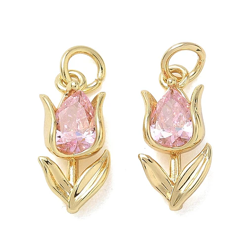 Colgante de Tulipan | Baño de oro 18k