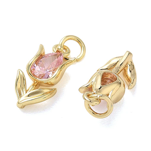 Colgante de Tulipan | Baño de oro 18k