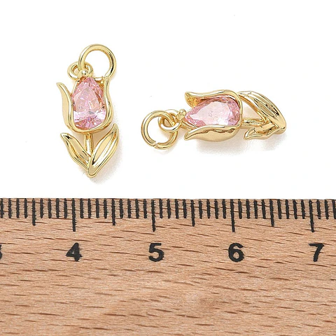 Colgante de Tulipan | Baño de oro 18k