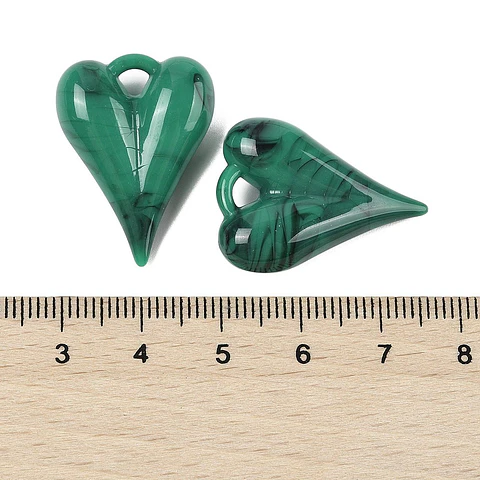 Colgante Corazón Acrílico | Verde 