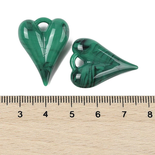 Colgante Corazón Acrílico | Verde 