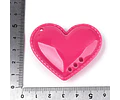 Colgante Corazón Acrilico | Fucsia