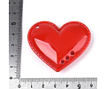 Colgante Corazón acrilico | Rojo