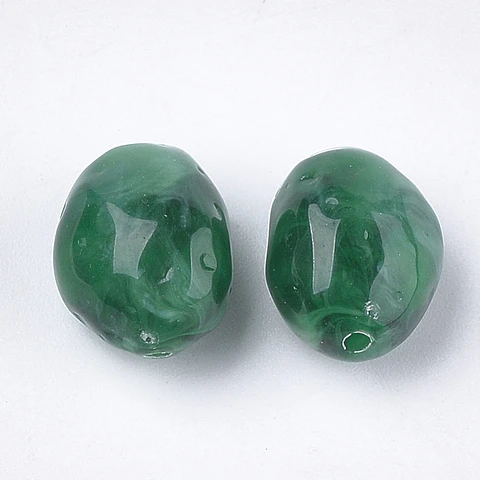 Pepita Irregular Acrílico | Verde Oscuro