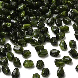  Imitación Piedra Natural Irregular | Verde Oliva