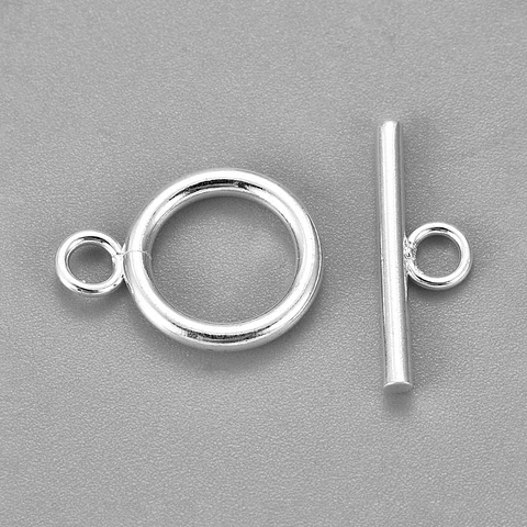 Broche OT | Acero Inoxidable Plateado 