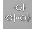 Broche OT | Acero Inoxidable Plateado 