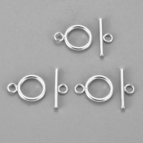 Broche OT | Acero Inoxidable Plateado 