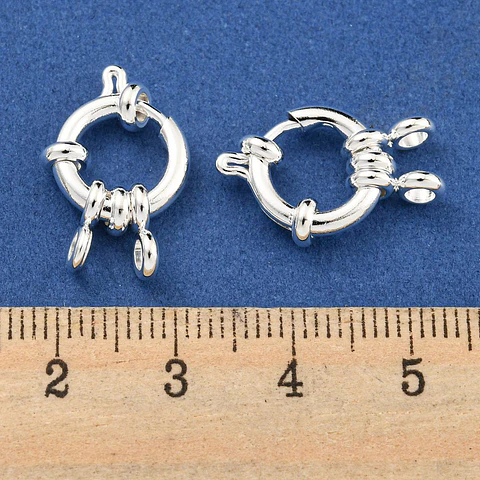 Broche de Timón 13mm | Acero Inoxidable Plateado