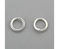 4mm Argolla de unión | acero inoxidable plateado