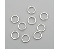 6mm Argolla de unión | acero inoxidable plateado