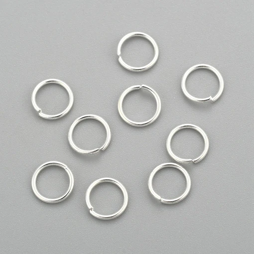 6mm Argolla de unión | acero inoxidable plateado