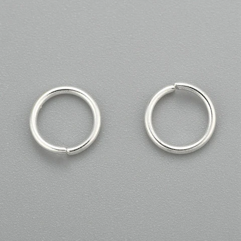 6mm Argolla de unión | acero inoxidable plateado