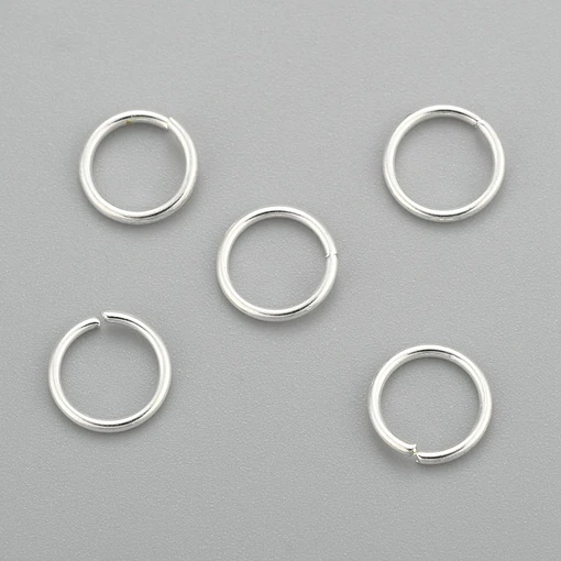 7mm Argolla de unión | acero inoxidable plateado