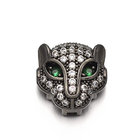 Separador Leopardo Circonita Cubica Micro Pave | Negro