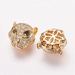  Separador Leopardo Circonita Cubica Micro Pave | Dorado
