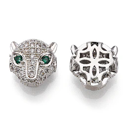  Separador Leopardo Circonita Cubica Micro Pave | Plateado
