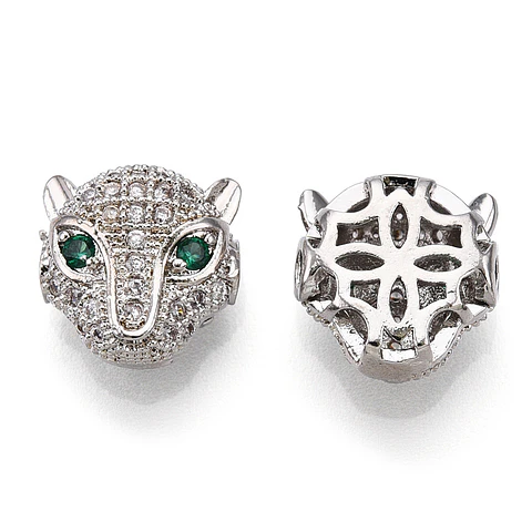 Separador Leopardo Circonita Cubica Micro Pave | Plateado