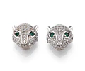 Separador Leopardo Circonita Cubica Micro Pave | Plateado