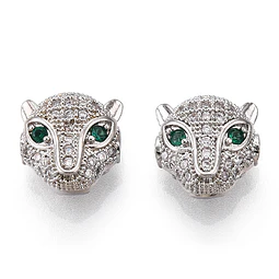  Separador Leopardo Circonita Cubica Micro Pave | Plateado