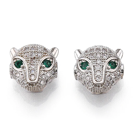 Separador Leopardo Circonita Cubica Micro Pave | Plateado
