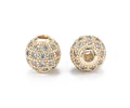 Separador Redondo 8mm | Baño de oro 14k