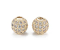 Separador Redondo 8mm | Baño de oro 14k