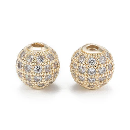  Separador Redondo 8mm | Baño de oro 14k