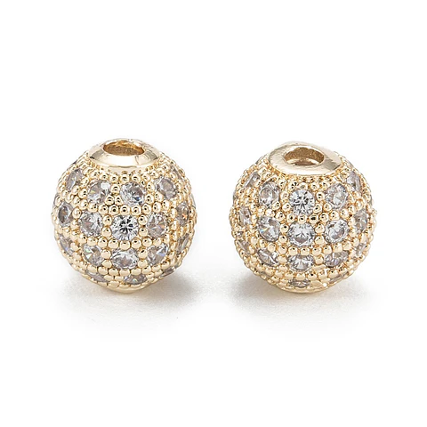 Separador Redondo 8mm | Baño de oro 14k