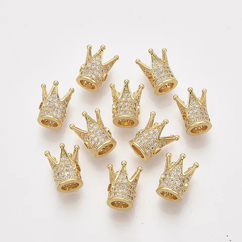 Corona Micro Pave King | Dorado