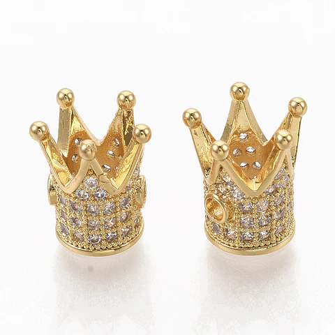 Corona Micro Pave King | Dorado