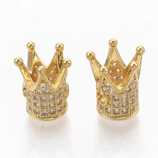 Corona Micro Pave King | Dorado