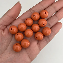 14mm | Pelotas Acrílicas Terracota