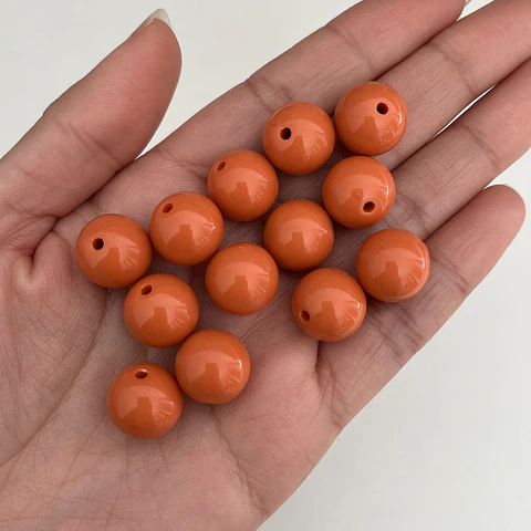 14mm | Pelotas Acrílicas Terracota