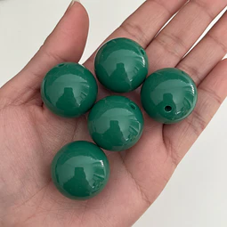 25mm | Pelotas Acrílicas Verde Oscuro