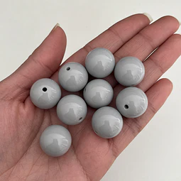 18mm Pelotas Acrílicas | Gris Claro