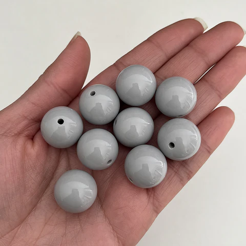 18mm Pelotas Acrílicas | Gris Claro