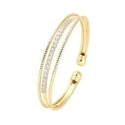  Brazalete con Circones | Baño de oro 18k