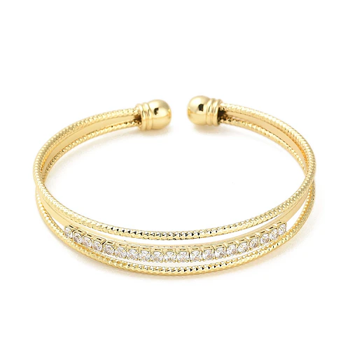 Brazalete con Circones | Baño de oro 18k