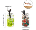 Colgante Botellas Coctel | Resina, plastico y metal
